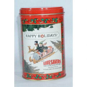 LifeSavers Holiday Keepsake Tin Vintage 1988